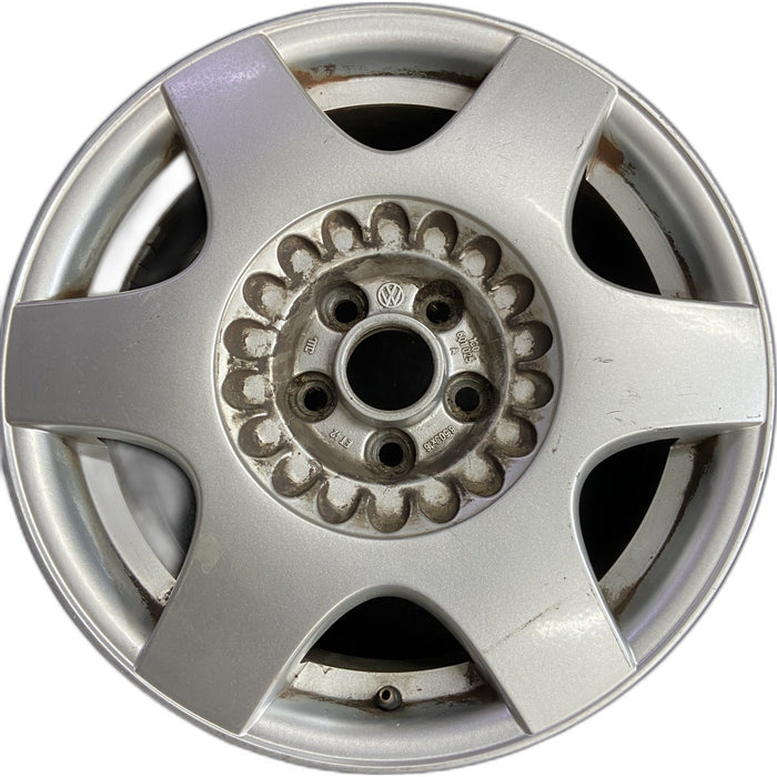 16" BEETLE 02 16x6.5, alloy, 6 straight spoke Original OEM Wheel Rim - Front View
