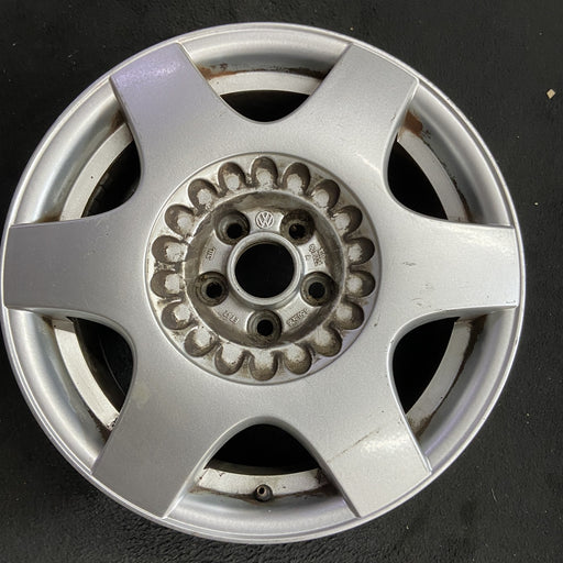 16" BEETLE 02 16x6.5, alloy, 6 straight spoke Original OEM Wheel Rim - Angle View