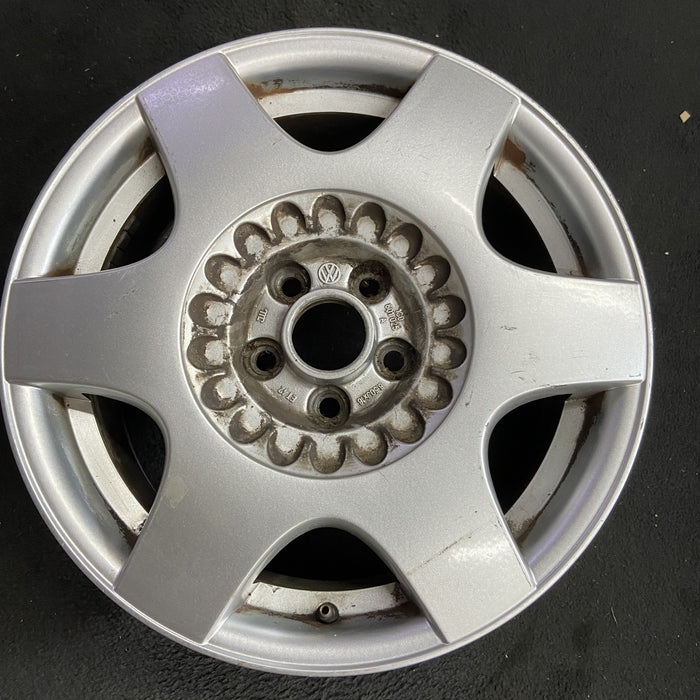 16" BEETLE 02 16x6.5, alloy, 6 straight spoke Original OEM Wheel Rim - Angle View