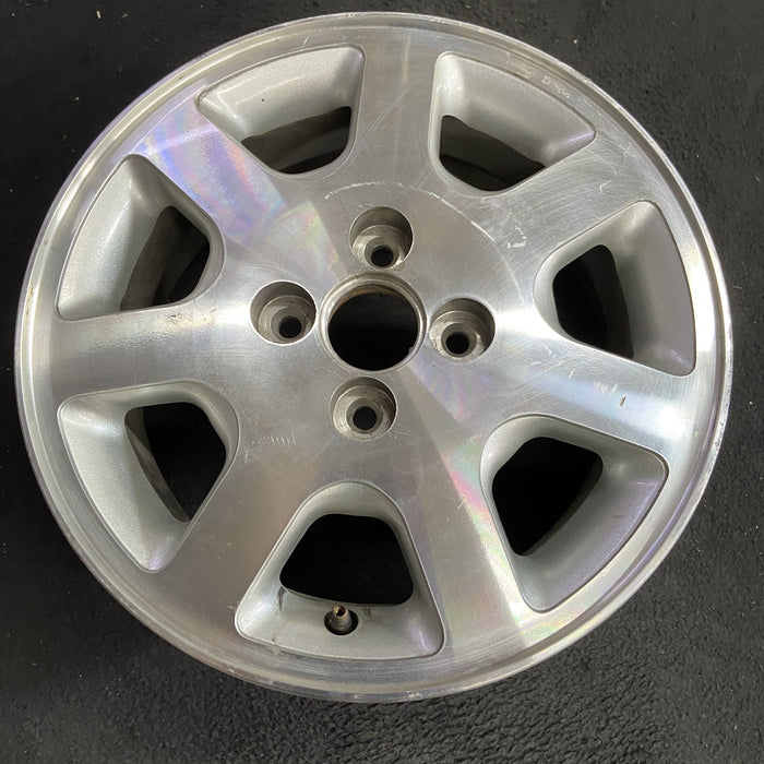14" SEPHIA 98-01 14x5.5, alloy Original OEM Wheel Rim - Side Profile