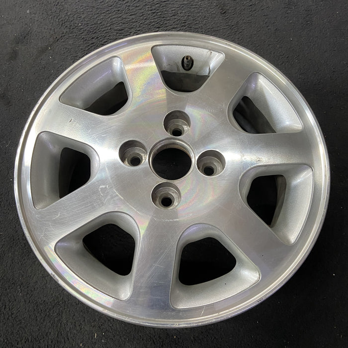 14" SEPHIA 98-01 14x5.5, alloy Original OEM Wheel Rim - Close-Up Detail
