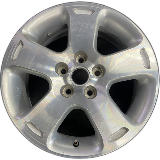16" HHR 06-07 16x6.5, aluminum, , machined finish Original OEM Wheel Rim - Front View