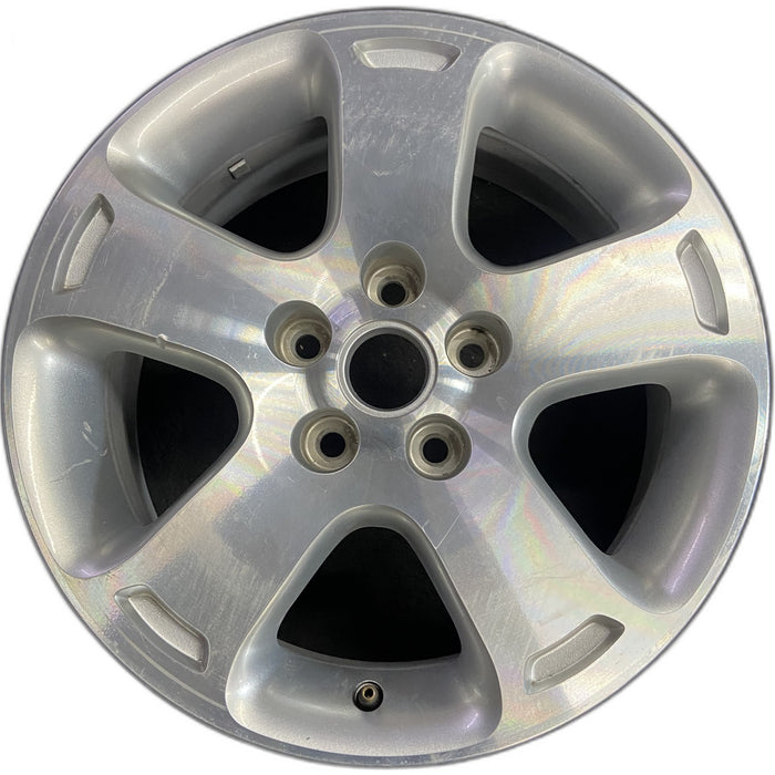 16" HHR 06-07 16x6.5, aluminum, , machined finish Original OEM Wheel Rim - Front View