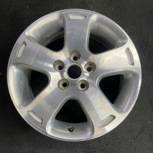 16" HHR 06-07 16x6.5, aluminum, , machined finish Original OEM Wheel Rim - Angle View