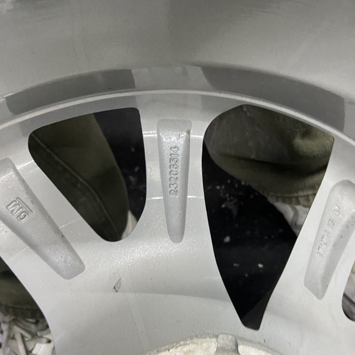 17" EQUINOX 18-21 17x7 Original OEM Wheel Rim - Back View