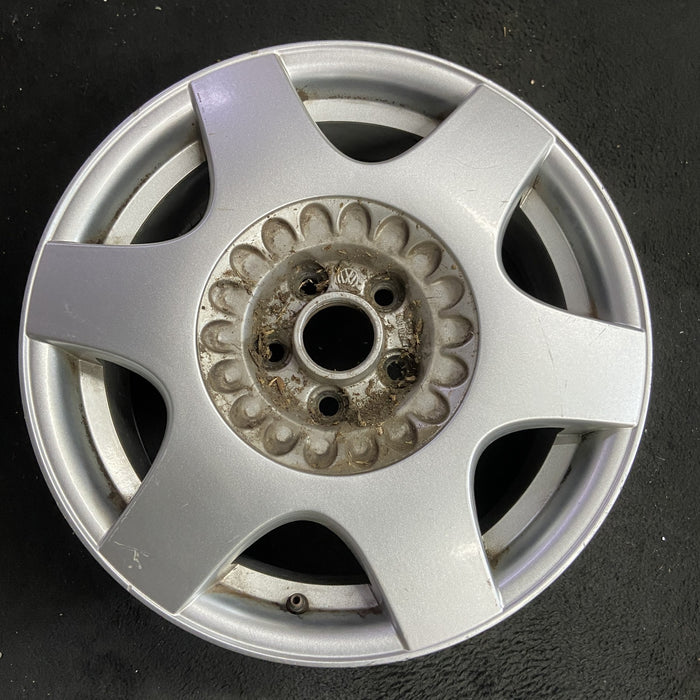 16" BEETLE 02 16x6.5, alloy, 6 straight spoke Original OEM Wheel Rim - Angle View