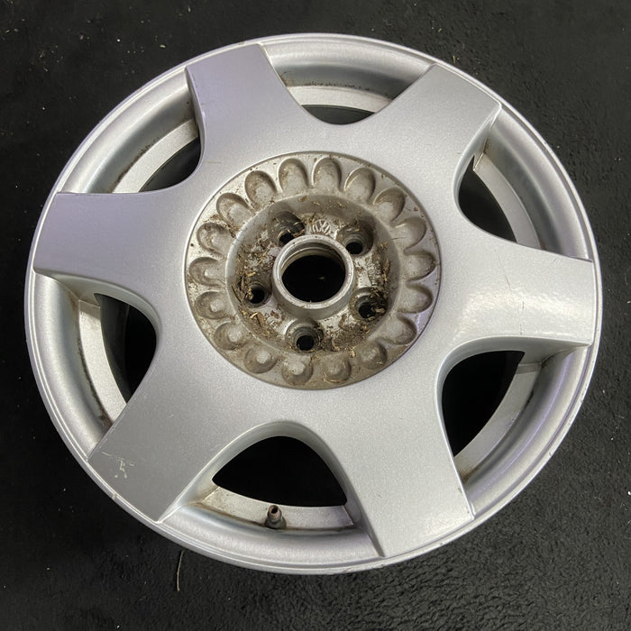 16" BEETLE 02 16x6.5, alloy, 6 straight spoke Original OEM Wheel Rim - Side Profile