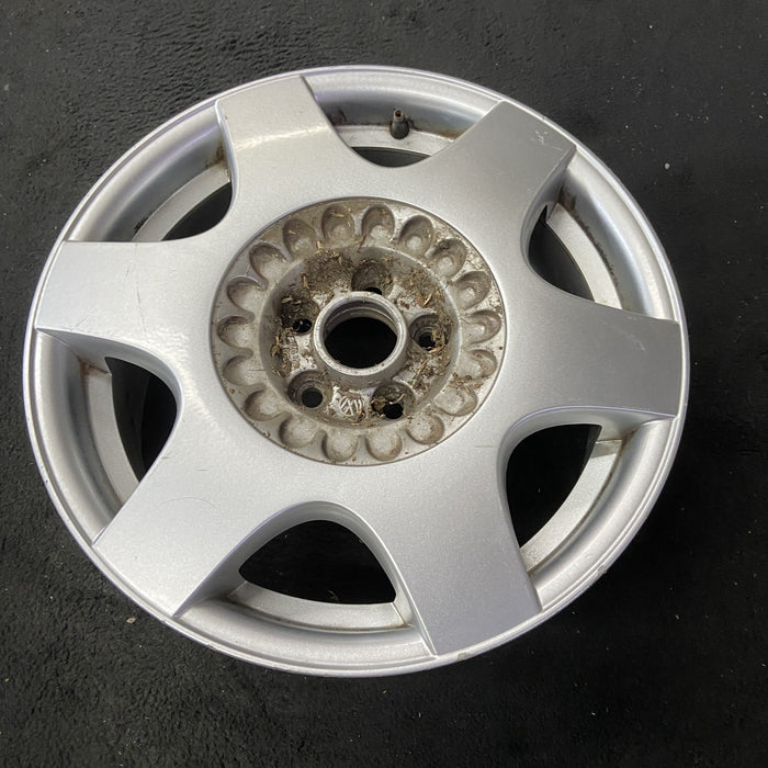 16" BEETLE 02 16x6.5, alloy, 6 straight spoke Original OEM Wheel Rim - Close-Up Detail