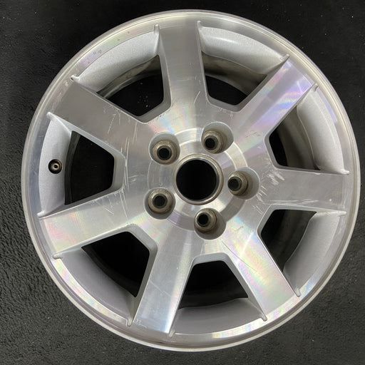 16" CTS 06-07 16x7 , , polished Original OEM Wheel Rim - Angle View