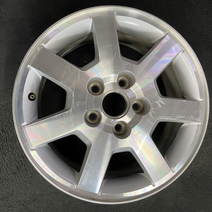 16" CTS 06-07 16x7 , , polished Original OEM Wheel Rim - Angle View