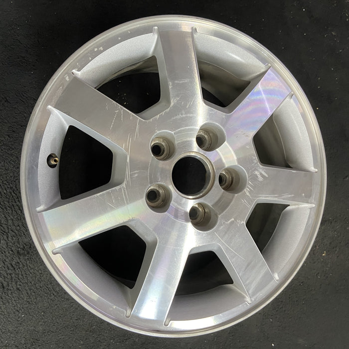 16" CTS 06-07 16x7 , , polished Original OEM Wheel Rim - Side Profile
