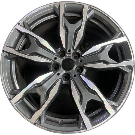 20" BMW X3 19-20 20x9.5 , 5 spoke, double spoke Original OEM Wheel Rim - Front View