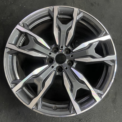 20" BMW X3 19-20 20x9.5 , 5 spoke, double spoke Original OEM Wheel Rim - Angle View