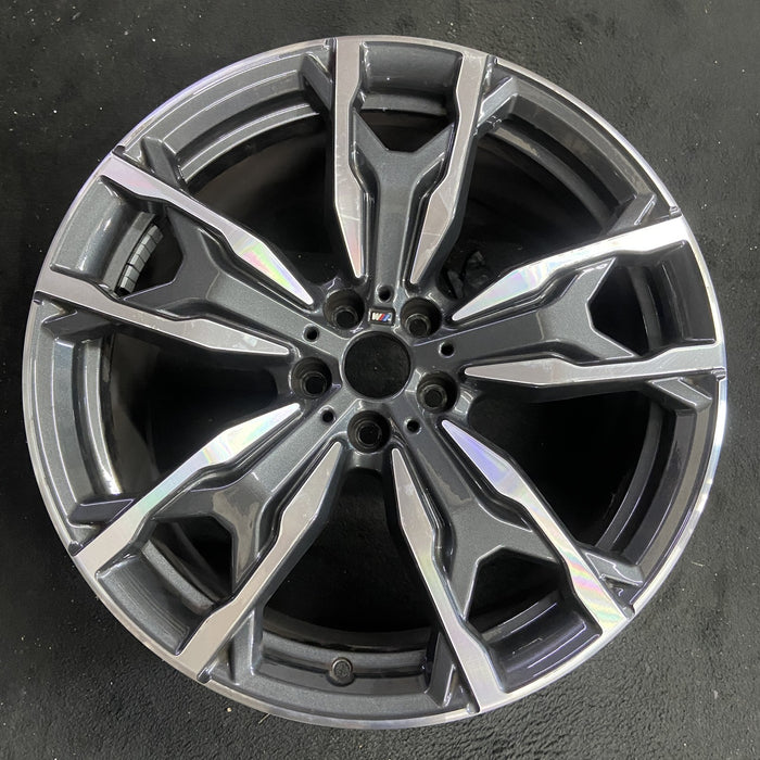 20" BMW X3 19-20 20x9.5 , 5 spoke, double spoke Original OEM Wheel Rim - Angle View