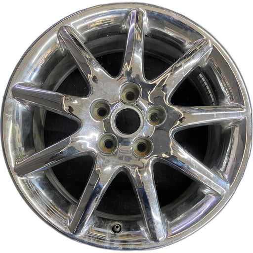 17" LUCERNE 06 17x7, , chrome Original OEM Wheel Rim - Front View