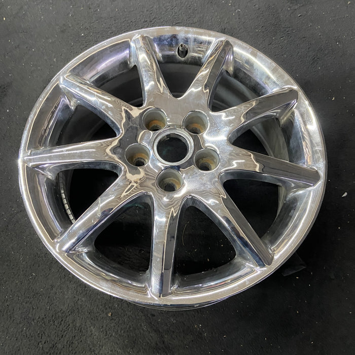 17" LUCERNE 06 17x7, , chrome Original OEM Wheel Rim - Side Profile