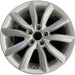 17" AUDI A3 09-13 17x7.5 , 10 spoke, angled spokes Original OEM Wheel Rim - Front View