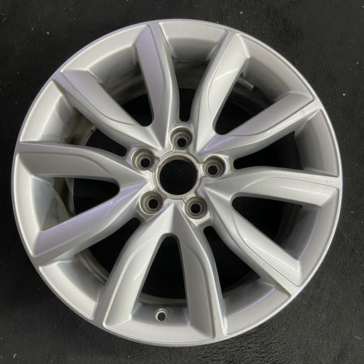 17" AUDI A3 09-13 17x7.5 , 10 spoke, angled spokes Original OEM Wheel Rim - Angle View
