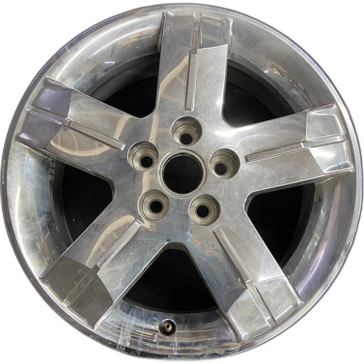 18" TERRAIN 12 18x7, 5 spoke Original OEM Wheel Rim - Front View