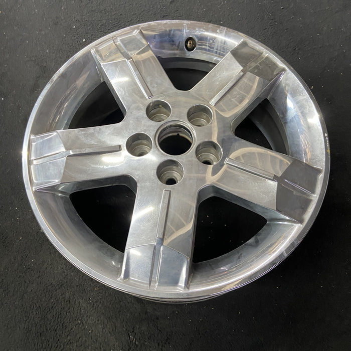 18" TERRAIN 12 18x7, 5 spoke Original OEM Wheel Rim - Close-Up Detail