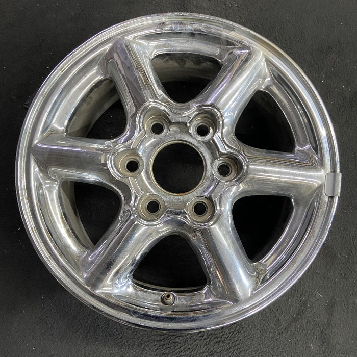 16" YUKON 99 16x7 Denali aluminum Original OEM Wheel Rim - Front View