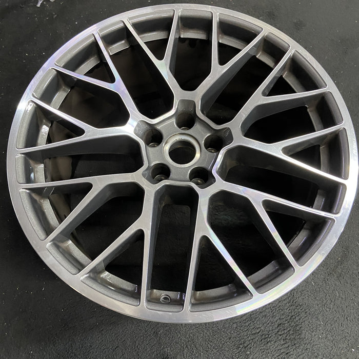 20" PORSCHE MACAN 15-16 20x10, 20 spoke, titanium finish Original OEM Wheel Rim - View 7