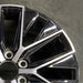 20" GX550 24 20x7.5 alloy machined black Original OEM Wheel Rim - Close-Up Detail