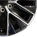 20" GX550 24 20x7.5 alloy machined black Original OEM Wheel Rim - Close-Up Detail