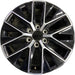 20" GX550 24 20x7.5 alloy machined black Original OEM Wheel Rim - Front View