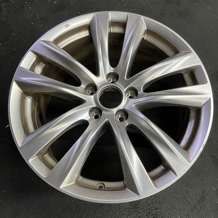 18" INFINITI Q70 15-19 18x8 , , SWB Original OEM Wheel Rim - Side Profile