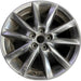 18" MAZDA 3 17-18 18x7 , dark silver Original OEM Wheel Rim - Front View