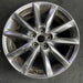 18" MAZDA 3 17-18 18x7 , dark silver Original OEM Wheel Rim - Angle View