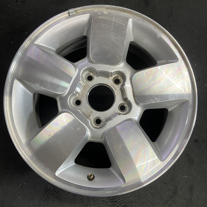 17" GRAND CHEROKEE 01 aluminum, 17x7.5, 5 spoke Original OEM Wheel Rim - Angle View
