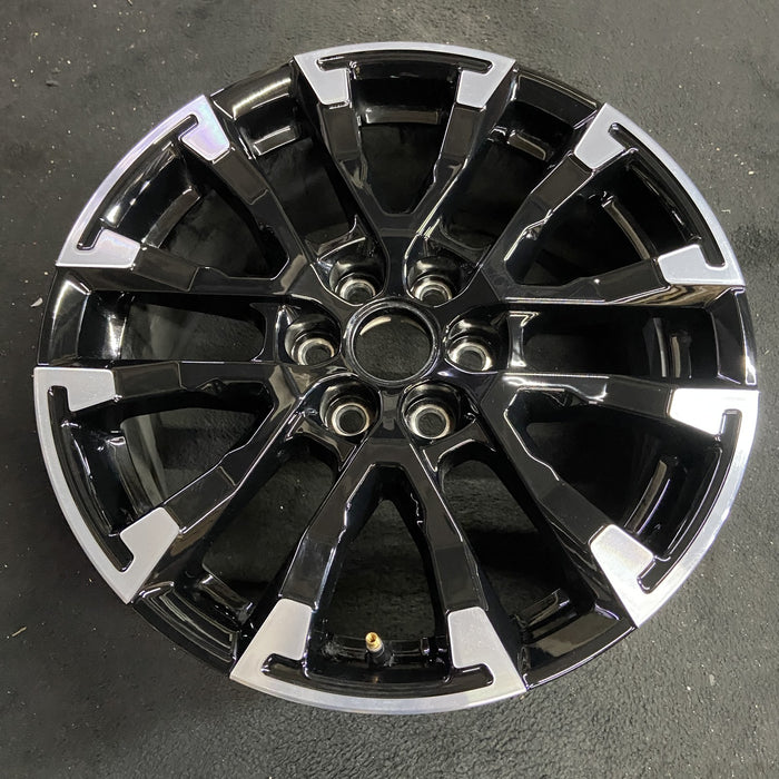 18" TRAVERSE 24 , 18x7.5, gloss black Original OEM Wheel Rim - Side Profile