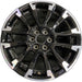 18" TRAVERSE 24 , 18x7.5, gloss black Original OEM Wheel Rim - Front View
