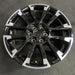 18" TRAVERSE 24 , 18x7.5, gloss black Original OEM Wheel Rim - Side Profile