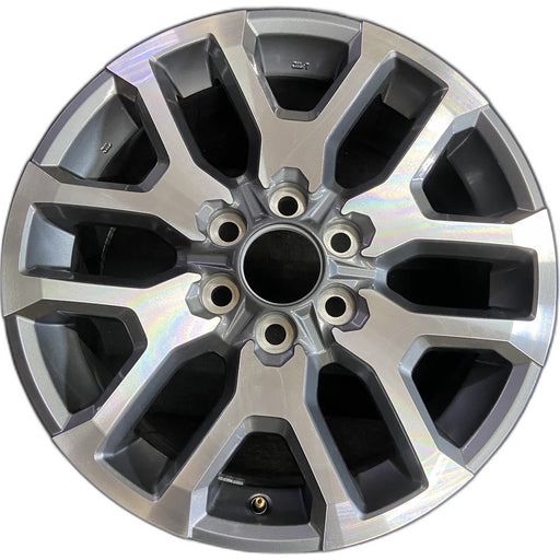 20" SEQUOIA 25 20x8, 6 Y spoke, silver Original OEM Wheel Rim - Front View