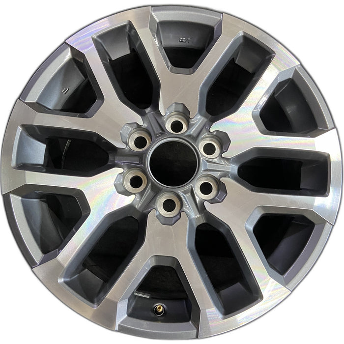 20" SEQUOIA 25 20x8, 6 Y spoke, silver Original OEM Wheel Rim - Front View