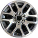 20" SEQUOIA 25 20x8, 6 Y spoke, silver Original OEM Wheel Rim - Front View