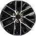 20" GX550 24 20x7.5 alloy machined black Original OEM Wheel Rim - Front View