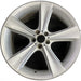 21" BMW 745i 02-05 21x9 alloy 5 flat spoke frt Original OEM Wheel Rim - Front View