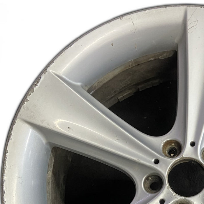 21" BMW 745i 02-05 21x9 alloy 5 flat spoke frt Original OEM Wheel Rim - Angle View