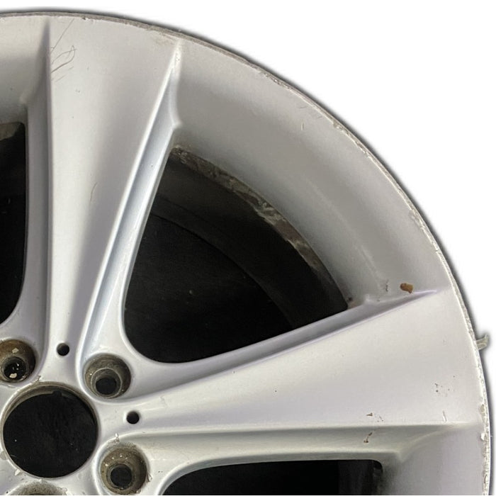 21" BMW 745i 02-05 21x9 alloy 5 flat spoke frt Original OEM Wheel Rim - Side Profile