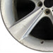 21" BMW 745i 02-05 21x9 alloy 5 flat spoke frt Original OEM Wheel Rim - Back View