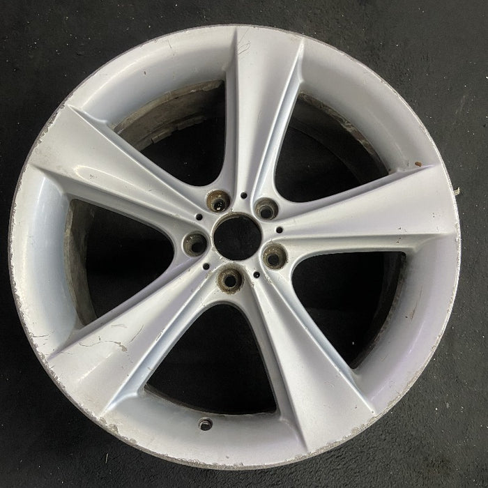 21" BMW 745i 02-05 21x9 alloy 5 flat spoke frt Original OEM Wheel Rim - Additional View