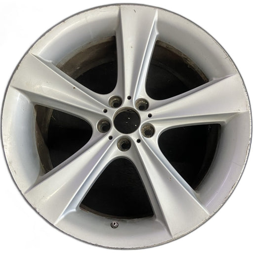 21" BMW 750i 06-08 21x10 alloy 5 flat spoke rear Original OEM Wheel Rim - Front View