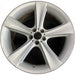 21" BMW 750i 06-08 21x10 alloy 5 flat spoke rear Original OEM Wheel Rim - Front View