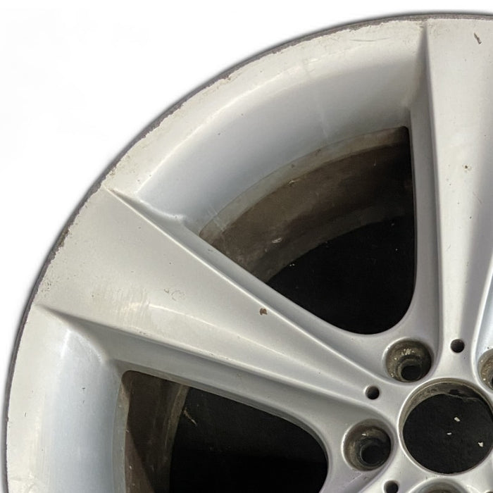 21" BMW 750i 06-08 21x10 alloy 5 flat spoke rear Original OEM Wheel Rim - Angle View