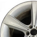 21" BMW 750i 06-08 21x10 alloy 5 flat spoke rear Original OEM Wheel Rim - Angle View