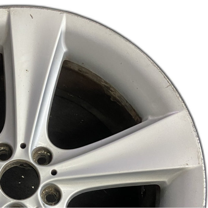 21" BMW 750i 06-08 21x10 alloy 5 flat spoke rear Original OEM Wheel Rim - Side Profile